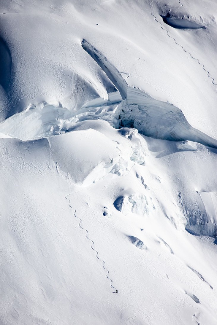 Skieur inconnu - Mont-Blanc du Tacul 